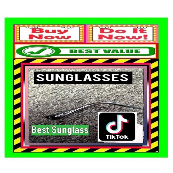 ✅🆕🚨🔴🌸S🌸A🌸L🌸E🌸❗️🔴📢TIK TOK Aviator SUNGLASSES Unisex EYEWEAR🟢BUY NOW❗💸 - Picture 8 of 16